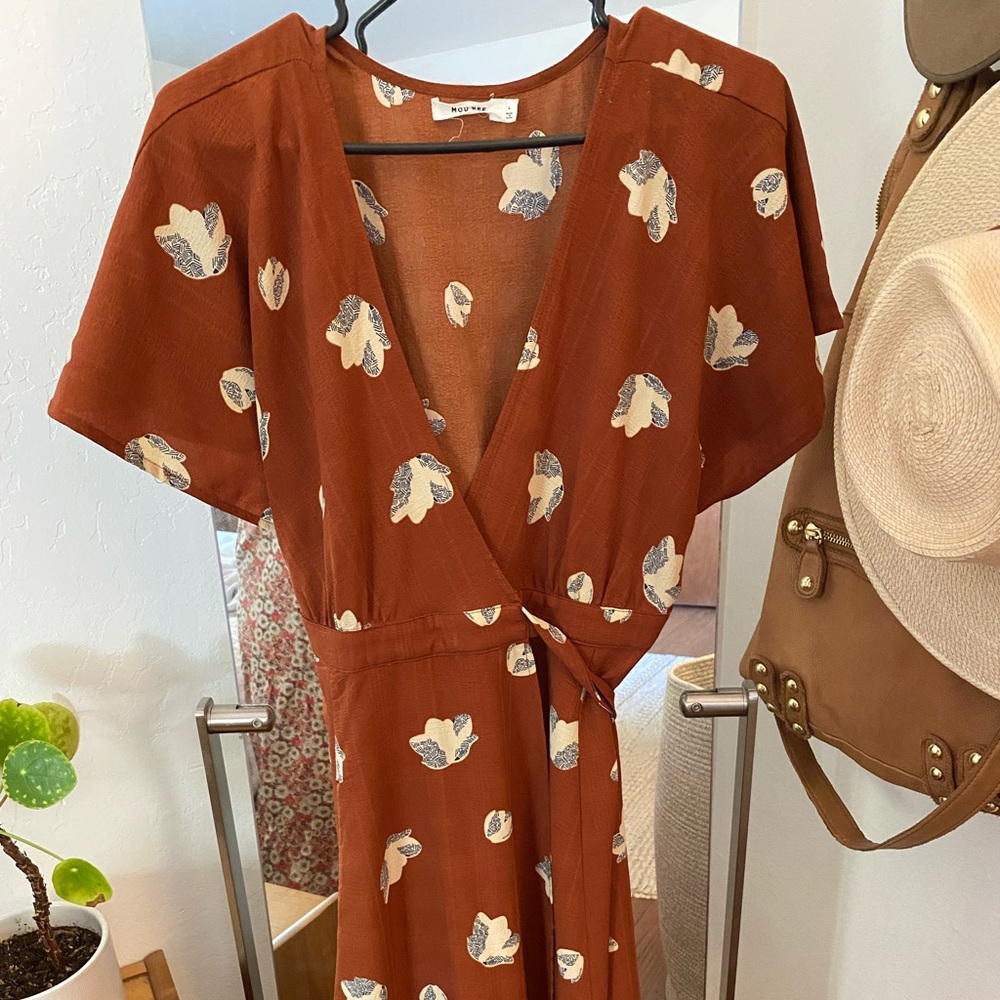 Floral Wrap Dress